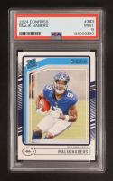 Malik Nabers 2024 Donruss #383 RR RC (PSA 9) at PristineAuction.com