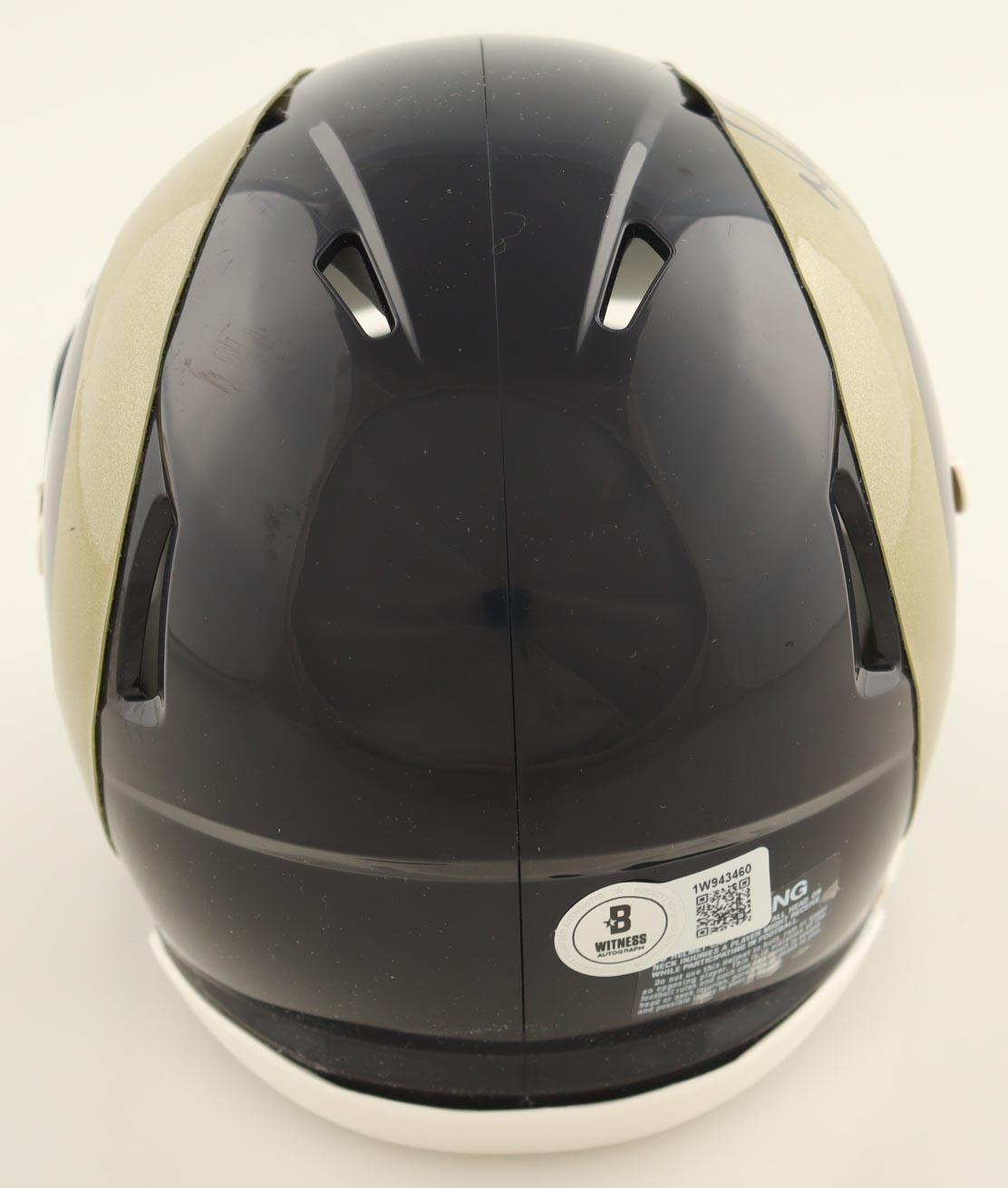 Marshall Faulk Signed Rams Speed Mini Helmet (Beckett) at PristineAuction.com Marshall Faulk Signed Rams Speed Mini Helmet (Beckett) at PristineAuction.com