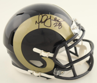 Marshall Faulk Signed Rams Speed Mini Helmet (Beckett) at PristineAuction.com