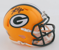 Aaron Jones Signed Packers Speed Mini Helmet (Beckett) at PristineAuction.com