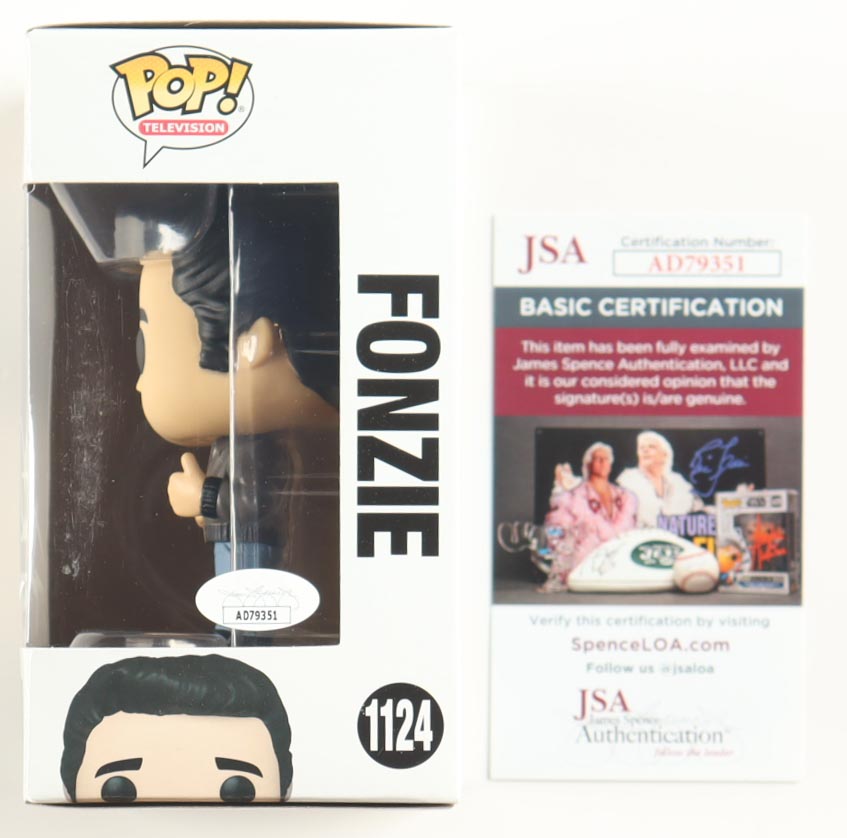 Henry Winkler Signed "Happy Days" #1124 Fonzie Funko Pop! Vinyl Figure Inscribed "Fonz" (JSA) at PristineAuction.com Henry Winkler Signed "Happy Days" #1124 Fonzie Funko Pop! Vinyl Figure Inscribed "Fonz" (JSA) at PristineAuction.com