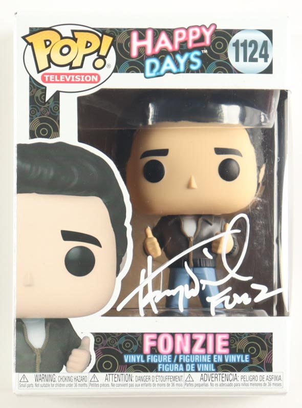 Henry Winkler Signed "Happy Days" #1124 Fonzie Funko Pop! Vinyl Figure Inscribed "Fonz" (JSA) at PristineAuction.com Henry Winkler Signed "Happy Days" #1124 Fonzie Funko Pop! Vinyl Figure Inscribed "Fonz" (JSA) at PristineAuction.com