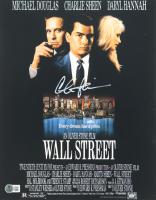 Charlie Sheen Signed "Wall Street" 11x14 Photo (Beckett) at PristineAuction.com