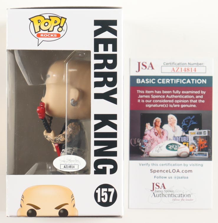 Kerry King Signed "Slayer" #157 Funko Pop! Vinyl Figure (JSA) at PristineAuction.com Kerry King Signed "Slayer" #157 Funko Pop! Vinyl Figure (JSA) at PristineAuction.com