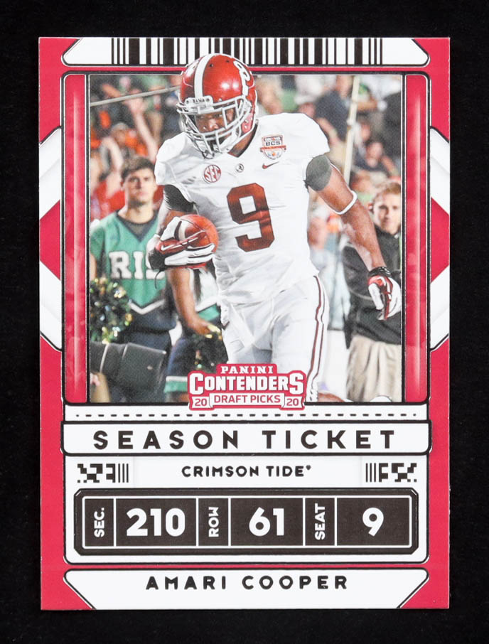 Amari Cooper 2020 Panini Contenders Draft Picks #6 at PristineAuction.com Amari Cooper 2020 Panini Contenders Draft Picks #6 at PristineAuction.com