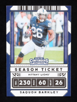 Saquon Barkley 2020 Panini Contenders Draft Picks #90 at PristineAuction.com