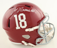 Joe Willie Namath Signed Alabama Crimson Tide Full-Size Speed Helmet (Beckett) at PristineAuction.com