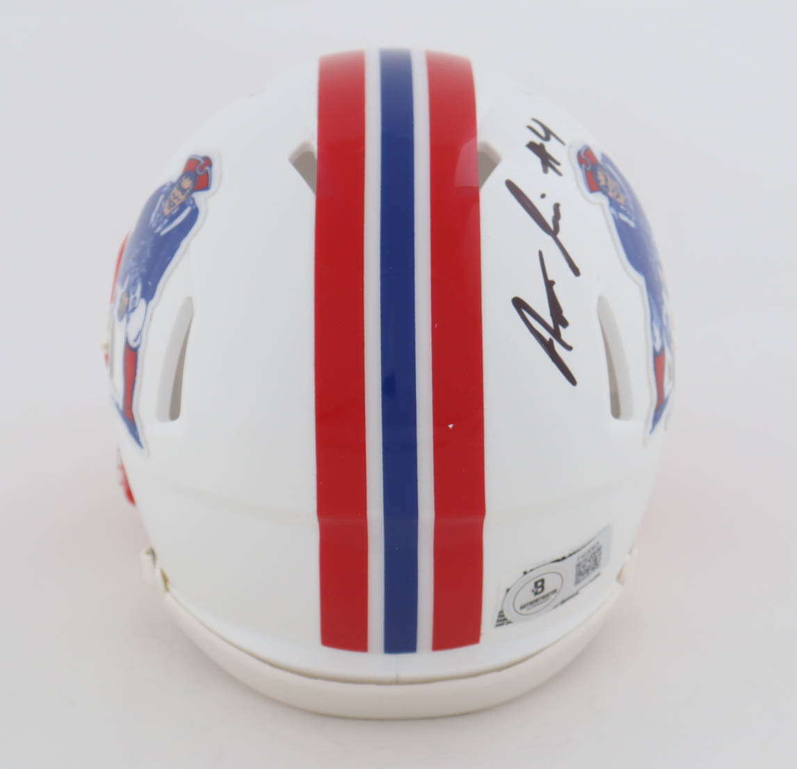 Antonio Gibson Signed Patriots Throwback Speed Mini Helmet (Beckett) at PristineAuction.com Antonio Gibson Signed Patriots Throwback Speed Mini Helmet (Beckett) at PristineAuction.com