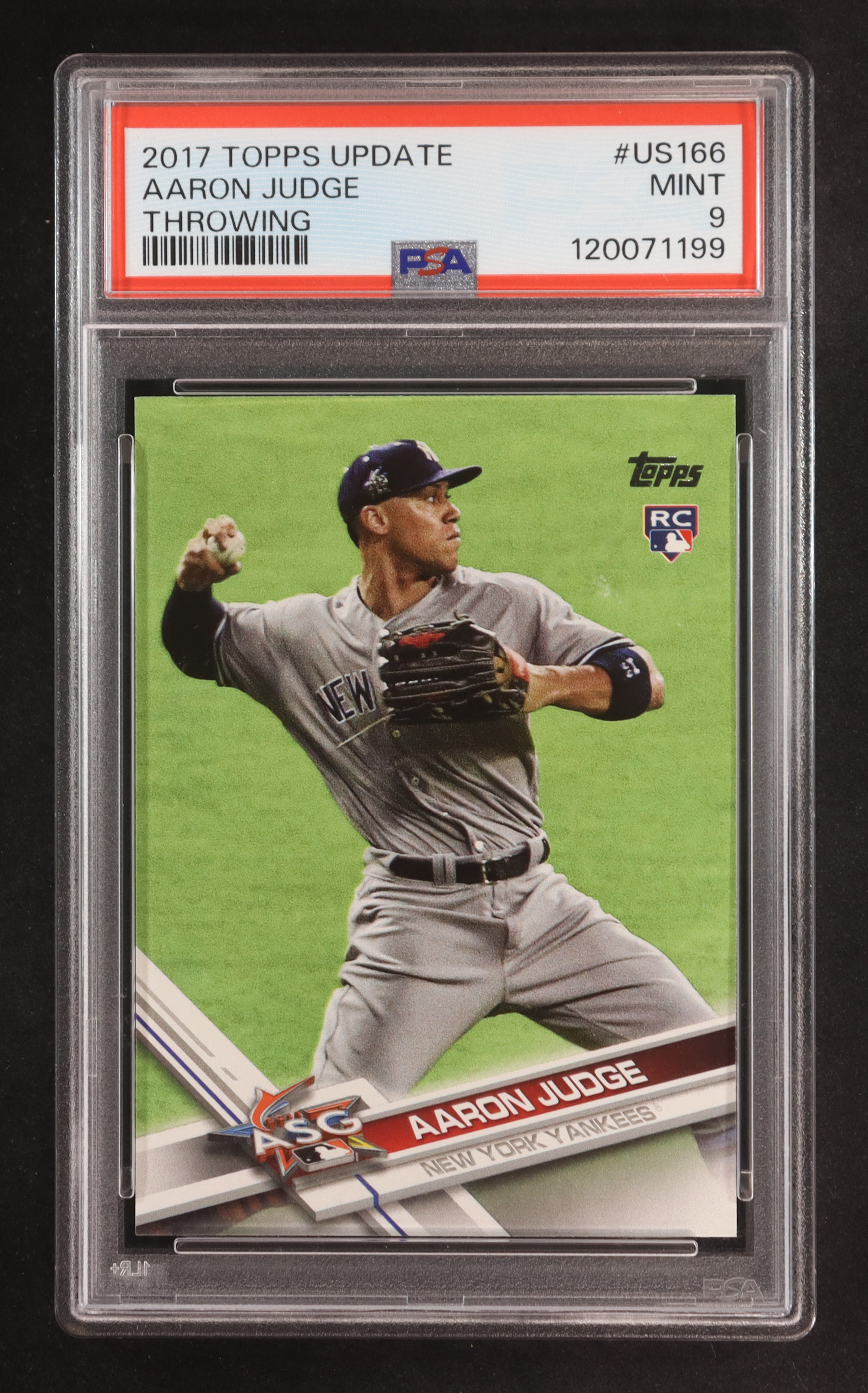 Aaron Judge 2017 Topps Update #US166 RC (PSA 9) at PristineAuction.com Aaron Judge 2017 Topps Update #US166 RC (PSA 9) at PristineAuction.com