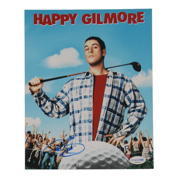 Adam Sandler Signed "Happy Gilmore" 8x10 Photo (ACOA) at PristineAuction.com Adam Sandler Signed "Happy Gilmore" 8x10 Photo (ACOA) at PristineAuction.com