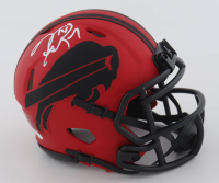 Frank Reich Signed Bills Rave Alternate Speed Mini Helmet (JSA) at PristineAuction.com