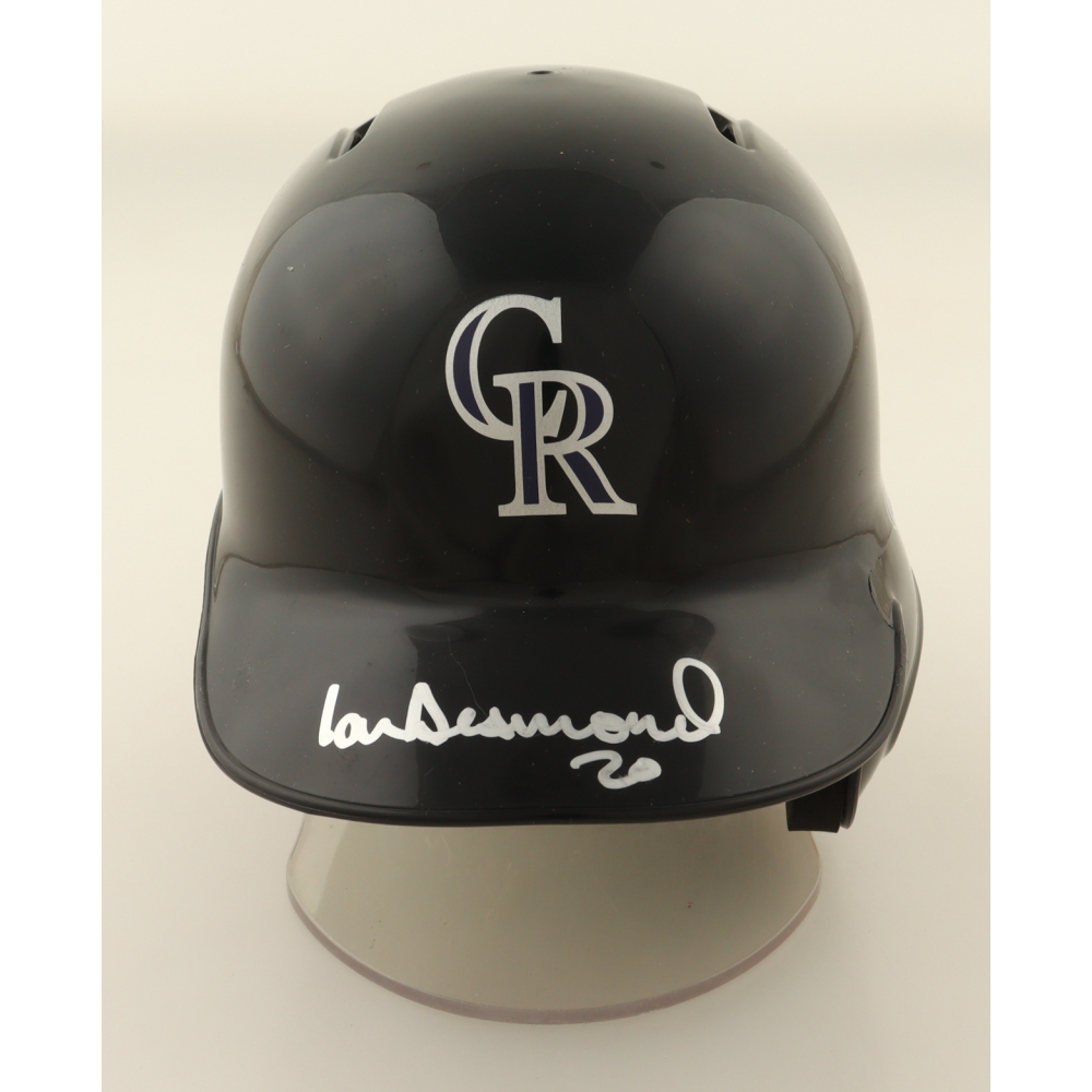Ian Desmond Signed Rockies Mini Batting Helmet (JSA) at PristineAuction.com