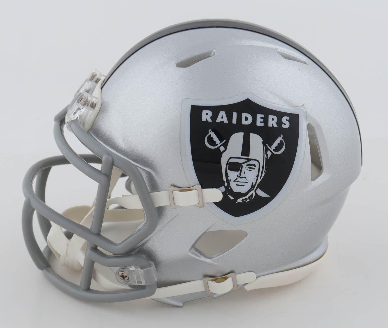 Art Shell Signed Raiders Speed Mini Helmet Inscribed "HOF 89" (Beckett) at PristineAuction.com Art Shell Signed Raiders Speed Mini Helmet Inscribed "HOF 89" (Beckett) at PristineAuction.com