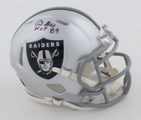 Art Shell Signed Raiders Speed Mini Helmet Inscribed "HOF 89" (Beckett) at PristineAuction.com