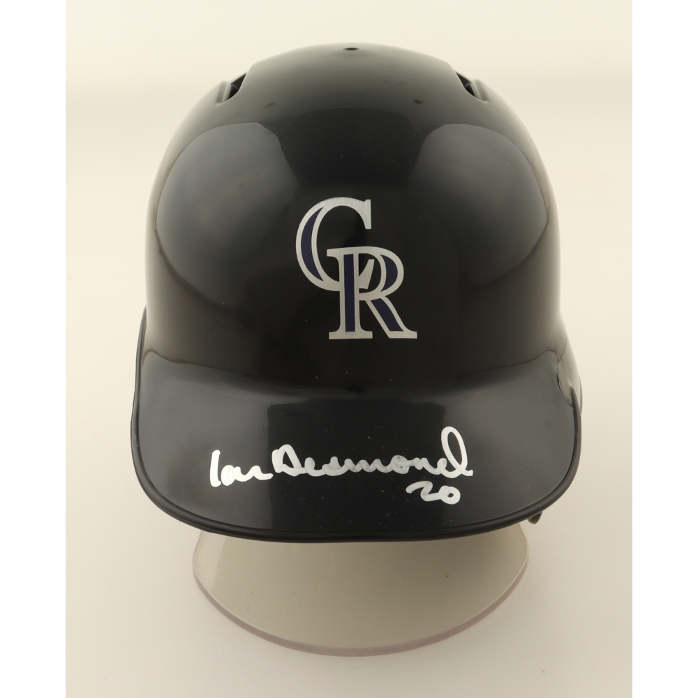 Ian Desmond Signed Rockies Mini Batting Helmet (JSA) at PristineAuction.com