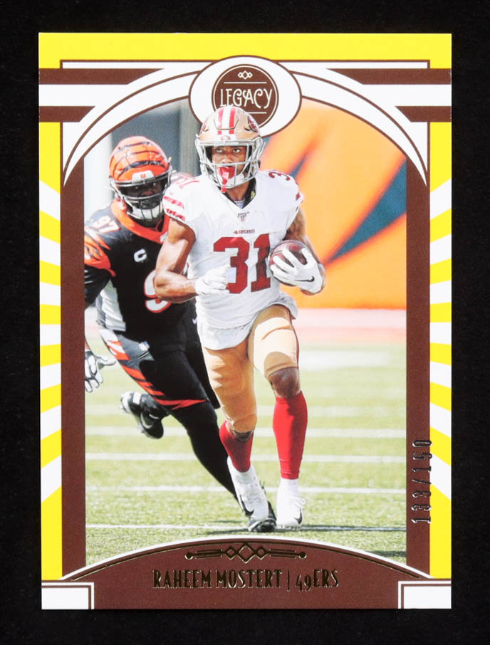 Raheem Mostert 2020 Panini Legacy Yellow #94 #133/150 at PristineAuction.com Raheem Mostert 2020 Panini Legacy Yellow #94 #133/150 at PristineAuction.com