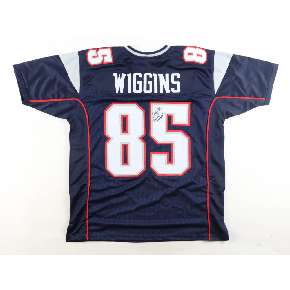 Jermaine Wiggins Signed Jersey Inscribed "SB 36 Champs!" (JSA) at PristineAuction.com