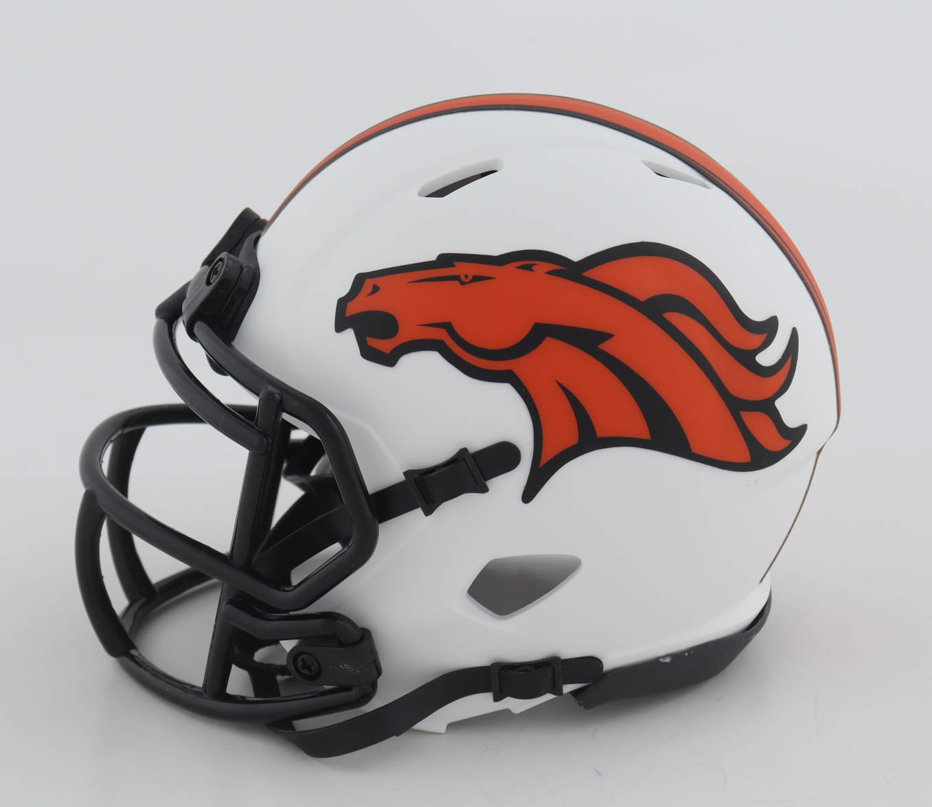 Bill Romanowski Signed Broncos Lunar Eclipse Alternate Speed Mini Helmet (JSA) at PristineAuction.com Bill Romanowski Signed Broncos Lunar Eclipse Alternate Speed Mini Helmet (JSA) at PristineAuction.com