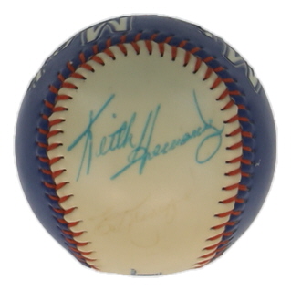 Keith Hernandez Signed Mets Logo Baseball with Display Case (Beckett) at PristineAuction.com Keith Hernandez Signed Mets Logo Baseball with Display Case (Beckett) at PristineAuction.com