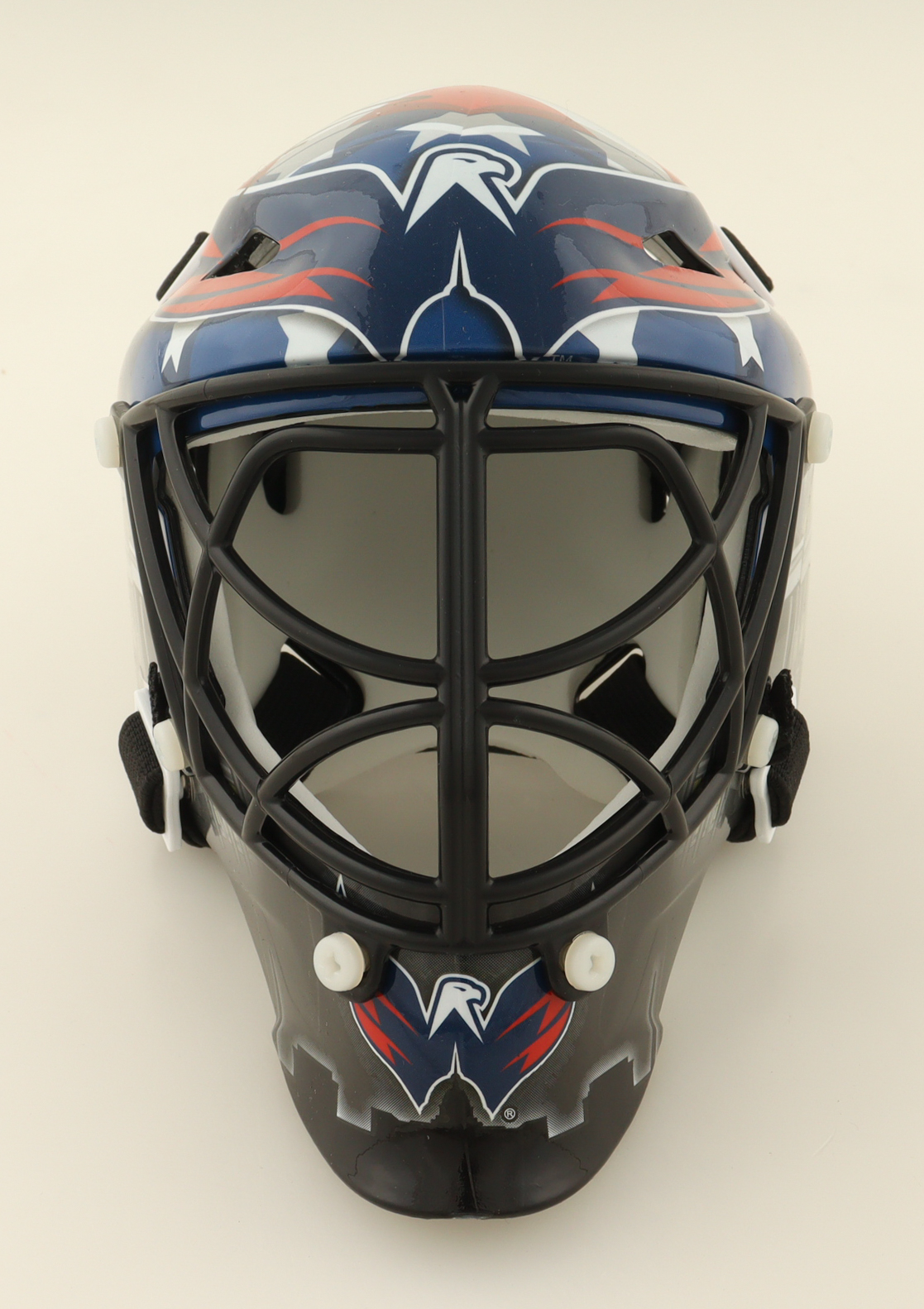 Logan Thompson Signed Capitals Mini Goalie Helmet (Beckett) at PristineAuction.com Logan Thompson Signed Capitals Mini Goalie Helmet (Beckett) at PristineAuction.com