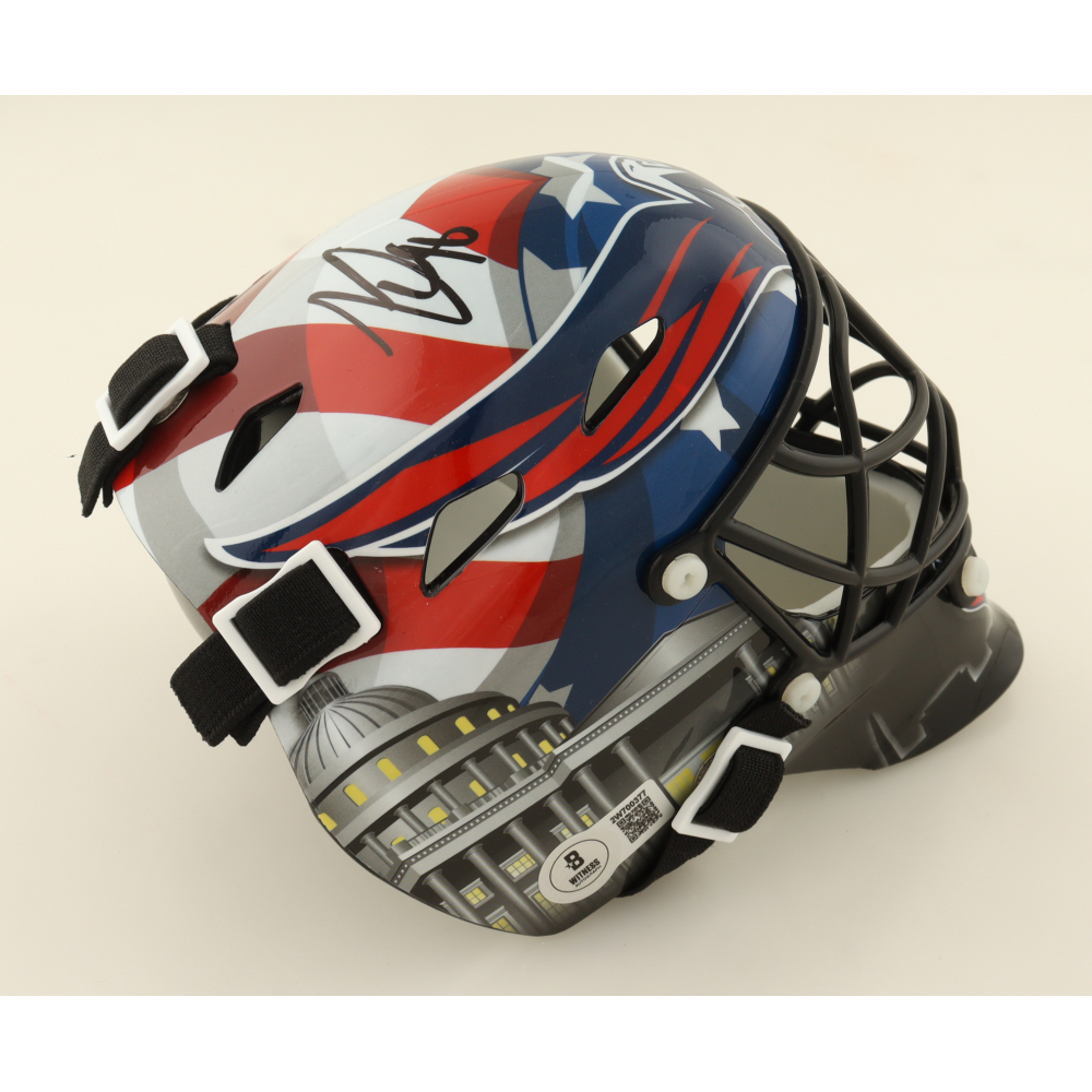 Logan Thompson Signed Capitals Mini Goalie Helmet (Beckett) at PristineAuction.com