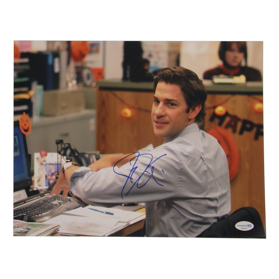 John Krasinski Signed "The Office" 11x14 Photo (ACOA) at PristineAuction.com John Krasinski Signed "The Office" 11x14 Photo (ACOA) at PristineAuction.com