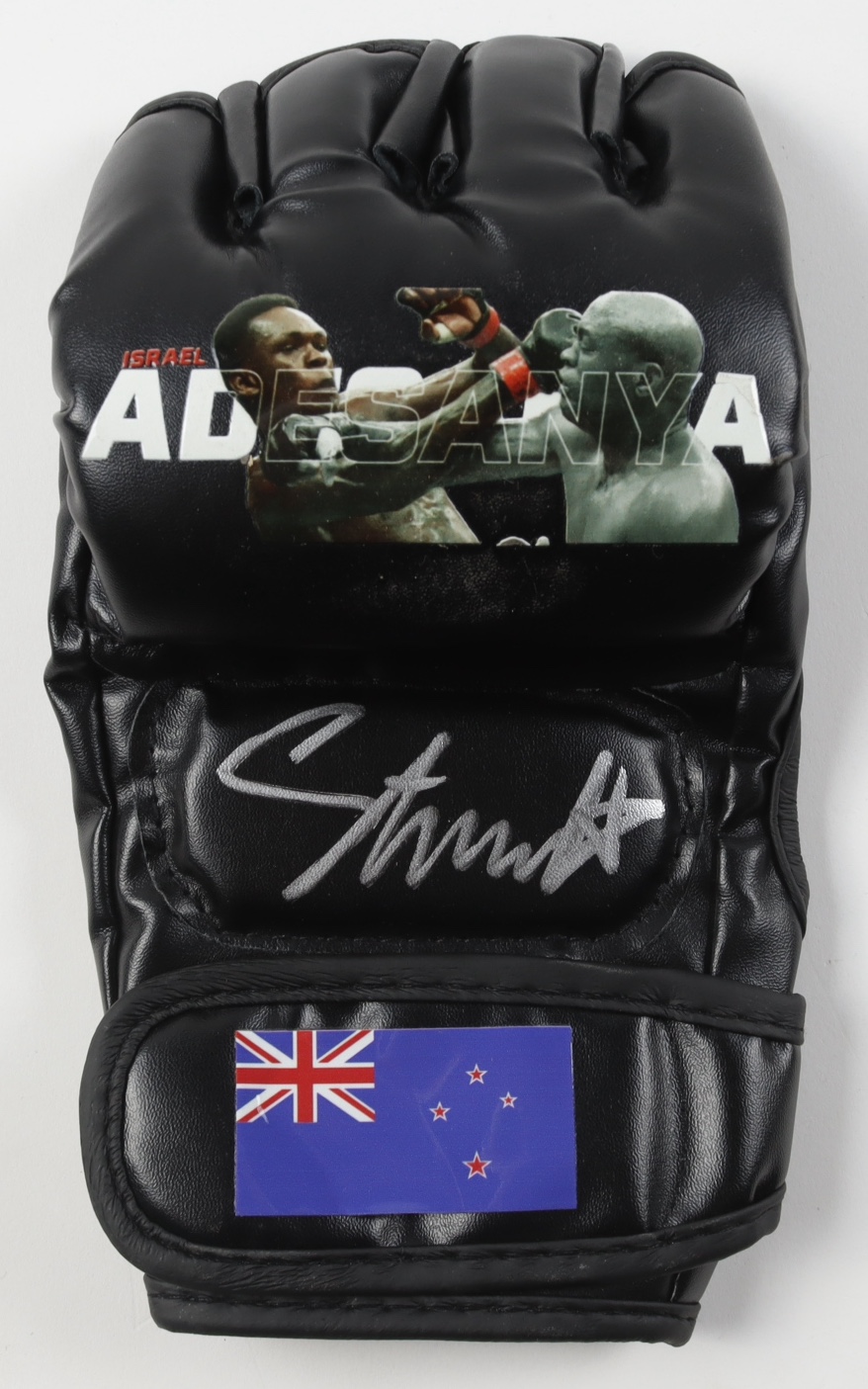 Israel Adesanya Signed Custom Australia MMA Fight Glove (Beckett) at PristineAuction.com Israel Adesanya Signed Custom Australia MMA Fight Glove (Beckett) at PristineAuction.com