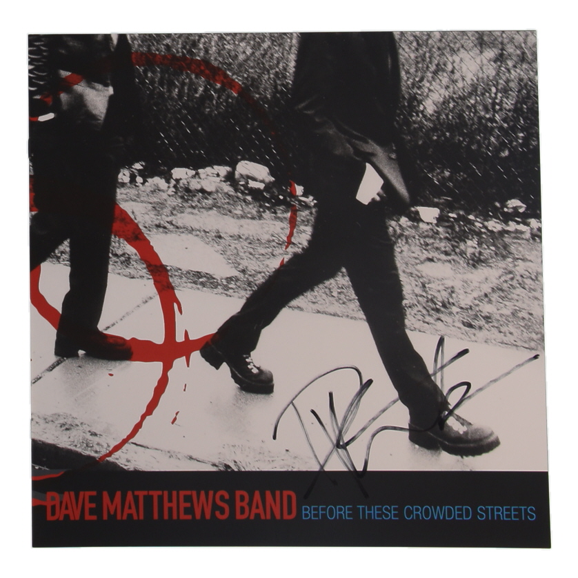 Dave Matthews Signed Dave Matthews Band "Before These Crowded Streets" Album Flat (ACOA) at PristineAuction.com Dave Matthews Signed Dave Matthews Band "Before These Crowded Streets" Album Flat (ACOA) at PristineAuction.com