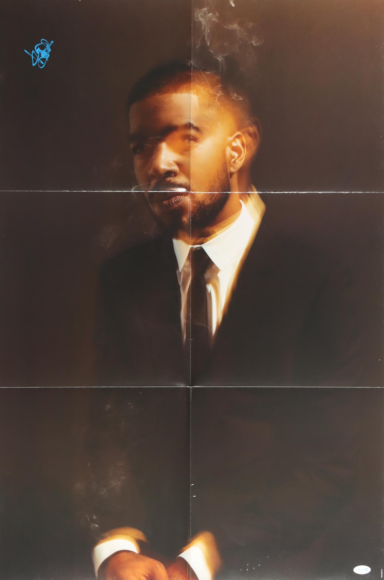Kid Cudi Signed Album Poster (ACOA) at PristineAuction.com Kid Cudi Signed Album Poster (ACOA) at PristineAuction.com