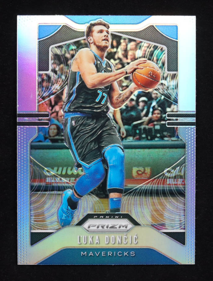 Luka Doncic 2019-20 Panini Prizm Prizms Silver #75 at PristineAuction.com Luka Doncic 2019-20 Panini Prizm Prizms Silver #75 at PristineAuction.com