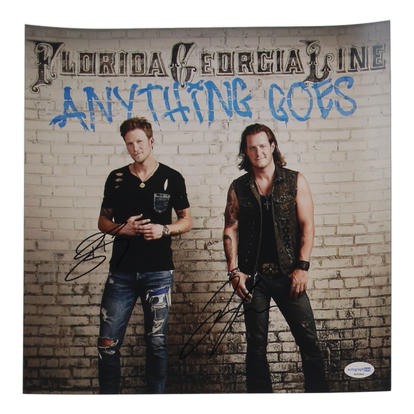 Brian Kelley & Tyler Hubbard Signed Florida Georgia Line "Anything Goes" Album Flat (ACOA) at PristineAuction.com Brian Kelley & Tyler Hubbard Signed Florida Georgia Line "Anything Goes" Album Flat (ACOA) at PristineAuction.com