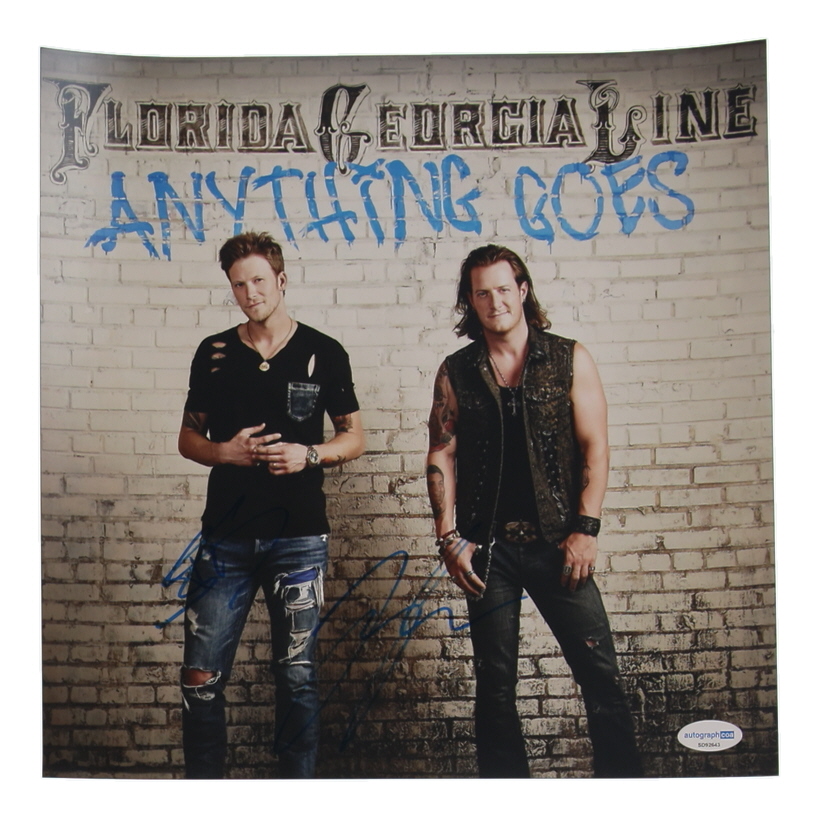 Brian Kelley & Tyler Hubbard Signed Florida Georgia Line "Anything Goes" Album Flat (ACOA) at PristineAuction.com Brian Kelley & Tyler Hubbard Signed Florida Georgia Line "Anything Goes" Album Flat (ACOA) at PristineAuction.com
