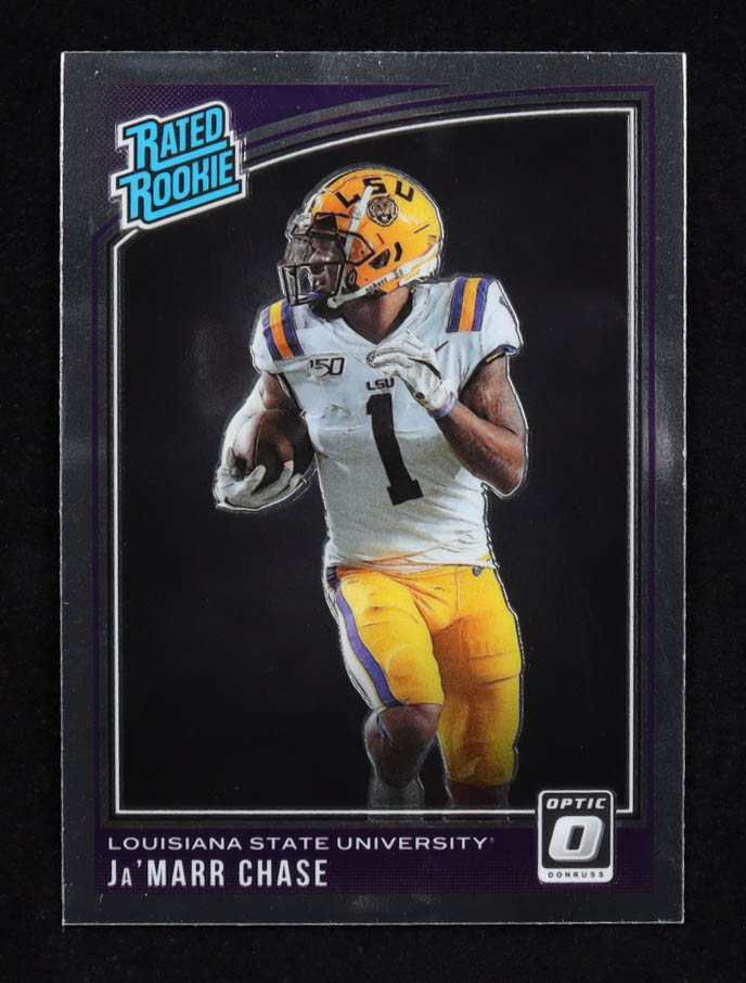 Ja'Marr Chase 2021 Panini Chronicles Draft Picks Donruss Optic RR #205 RC at PristineAuction.com Ja'Marr Chase 2021 Panini Chronicles Draft Picks Donruss Optic RR #205 RC at PristineAuction.com