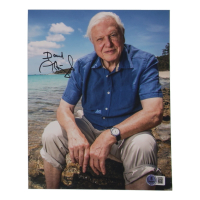 David Attenborough Signed 8x10 Photo (Beckett) at PristineAuction.com