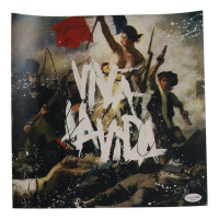 Guy Berryman, Will Champion & Jonny Buckland Signed Coldplay "Viva La Vida" Album Flat (ACOA) at PristineAuction.com