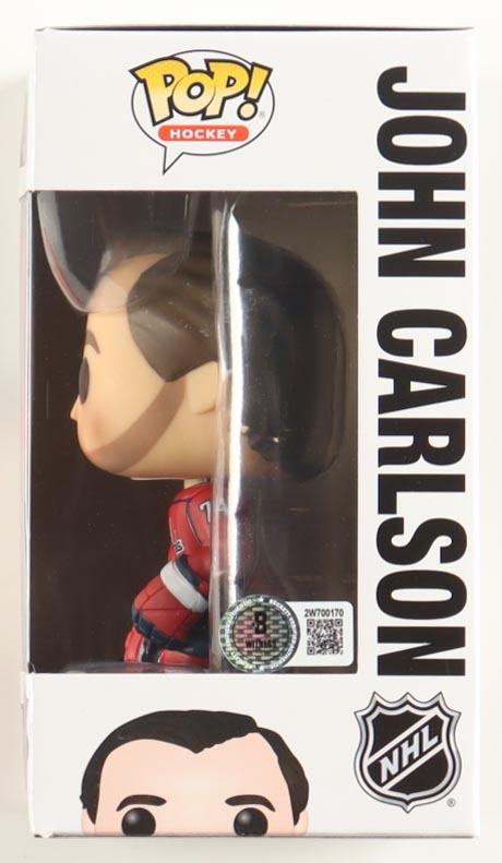 John Carlson Signed Capitals #60 Funko Pop! Vinyl Figure (Beckett) at PristineAuction.com John Carlson Signed Capitals #60 Funko Pop! Vinyl Figure (Beckett) at PristineAuction.com