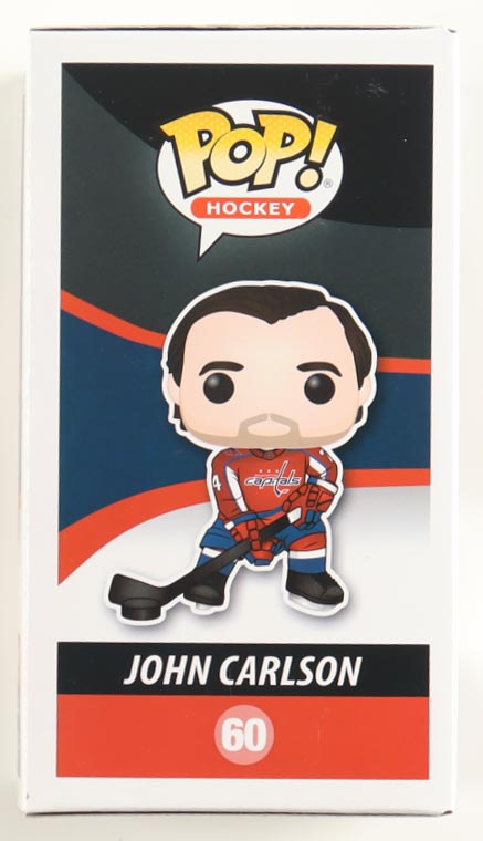 John Carlson Signed Capitals #60 Funko Pop! Vinyl Figure (Beckett) at PristineAuction.com John Carlson Signed Capitals #60 Funko Pop! Vinyl Figure (Beckett) at PristineAuction.com