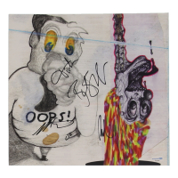 Cage the Elephant Album Flat Band-Signed by (4) with Brad Shultz, Daniel Tichenor, Jared Champion & Matt Shultz (ACOA) at PristineAuction.com