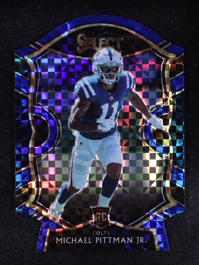 Michael Pittman Jr. 2020 Select Prizm Blue Die Cut #62 RC at PristineAuction.com Michael Pittman Jr. 2020 Select Prizm Blue Die Cut #62 RC at PristineAuction.com