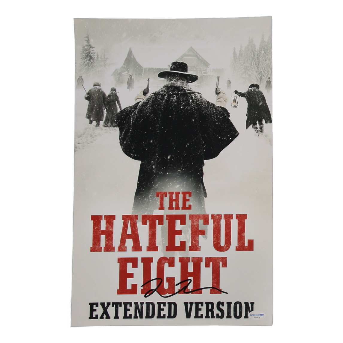 Quentin Tarantino Signed "The Hateful Eight" 11x17 Poster (ACOA) at PristineAuction.com Quentin Tarantino Signed "The Hateful Eight" 11x17 Poster (ACOA) at PristineAuction.com