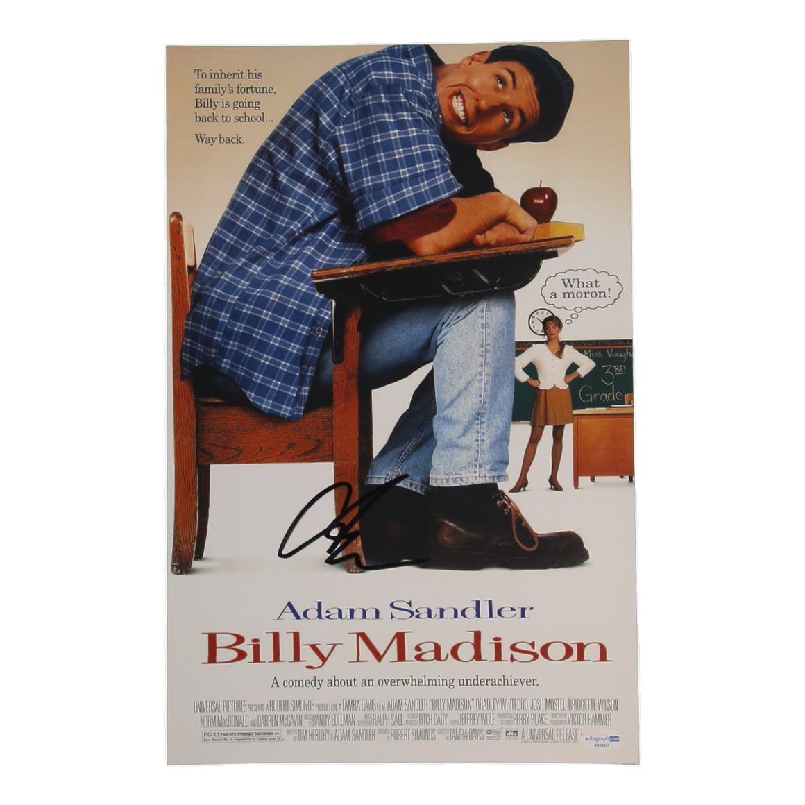 Adam Sander Signed "Billy Madison" 11x17 Photo (ACOA) at PristineAuction.com Adam Sander Signed "Billy Madison" 11x17 Photo (ACOA) at PristineAuction.com