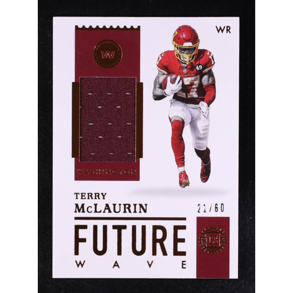 Terry McLaurin 2020 Panini Future Wave Encased Materials #FW-24 #21/60 at PristineAuction.com