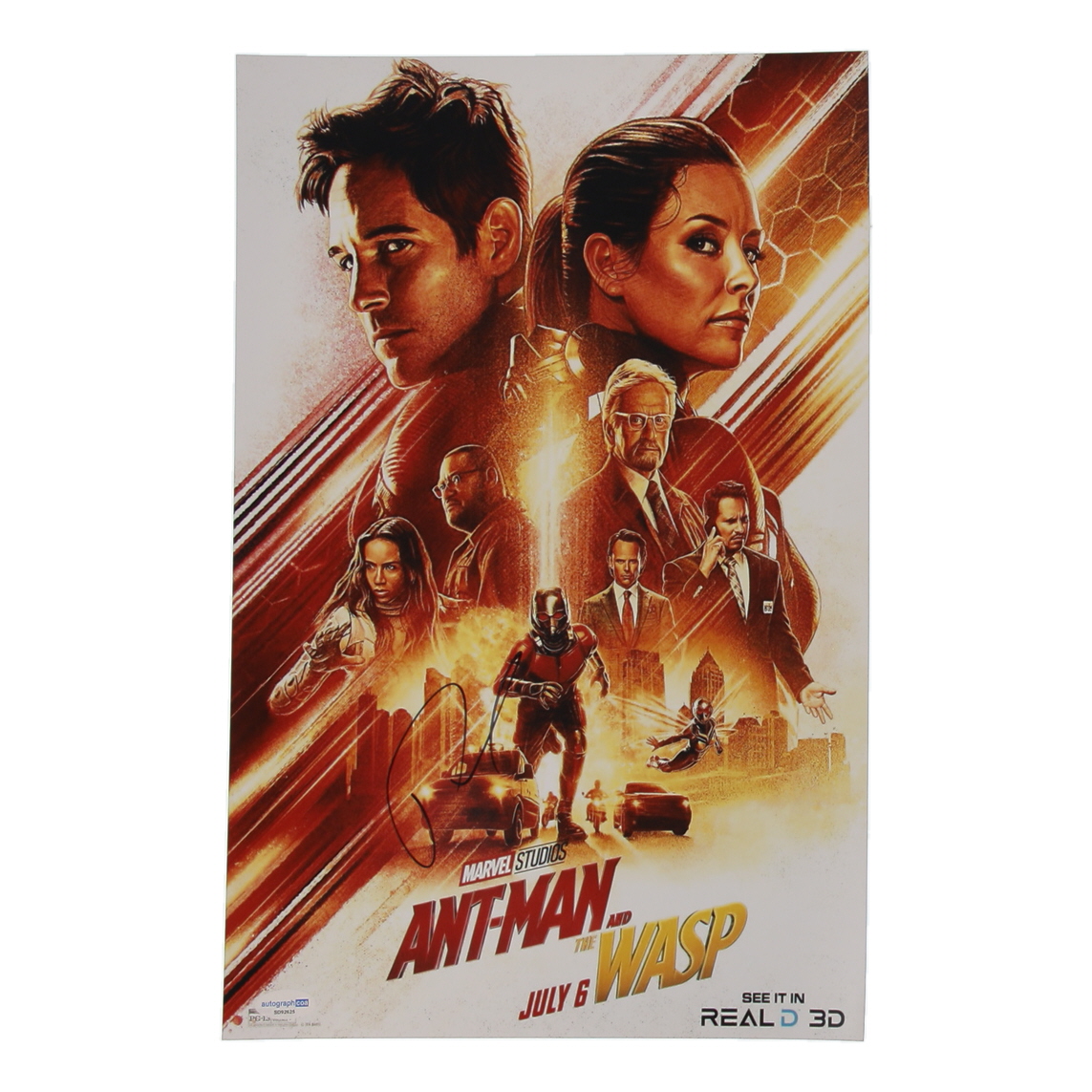 Paul Rudd Signed "Ant-Man and the Wasp" 11x17 Photo (ACOA) at PristineAuction.com Paul Rudd Signed "Ant-Man and the Wasp" 11x17 Photo (ACOA) at PristineAuction.com