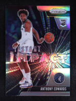 Anthony Edwards 2020-21 Panini Prizm Instant Impact Prizms Silver #1 RC at PristineAuction.com