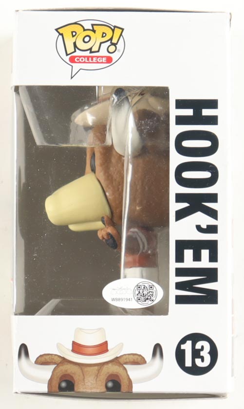 Jamaal Charles Signed Texas Longhorns #13 Hook'em Funko Pop! Vinyl Figure (JSA) at PristineAuction.com Jamaal Charles Signed Texas Longhorns #13 Hook'em Funko Pop! Vinyl Figure (JSA) at PristineAuction.com