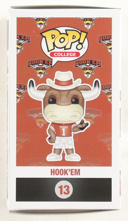 Jamaal Charles Signed Texas Longhorns #13 Hook'em Funko Pop! Vinyl Figure (JSA) at PristineAuction.com Jamaal Charles Signed Texas Longhorns #13 Hook'em Funko Pop! Vinyl Figure (JSA) at PristineAuction.com