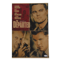 Leonardo DiCaprio & Matt Damon Signed "The Departed" 11x17 Movie Poster Photo (ACOA) at PristineAuction.com
