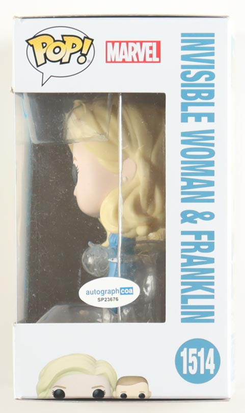 Jessica Alba Signed "The Fantastic Four: First Steps" #1514 Invisible Woman & Franklin Funko Pop! Vinyl Figure (ACOA) at PristineAuction.com Jessica Alba Signed "The Fantastic Four: First Steps" #1514 Invisible Woman & Franklin Funko Pop! Vinyl Figure (ACOA) at PristineAuction.com
