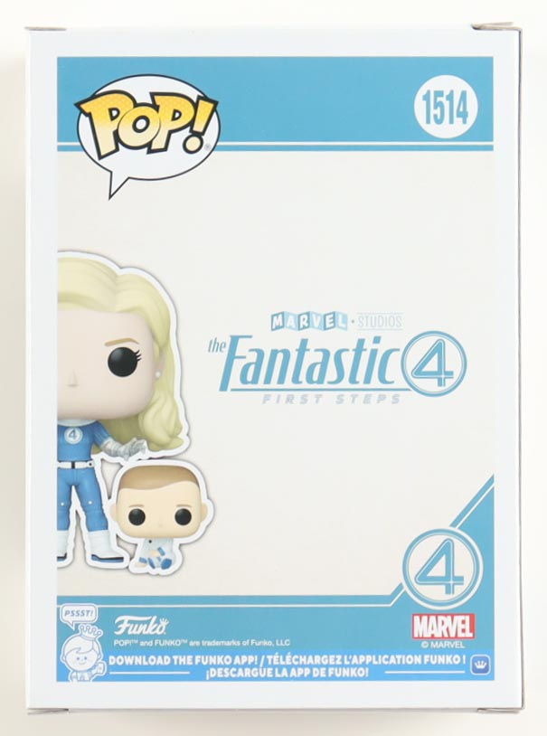 Jessica Alba Signed "The Fantastic Four: First Steps" #1514 Invisible Woman & Franklin Funko Pop! Vinyl Figure (ACOA) at PristineAuction.com Jessica Alba Signed "The Fantastic Four: First Steps" #1514 Invisible Woman & Franklin Funko Pop! Vinyl Figure (ACOA) at PristineAuction.com