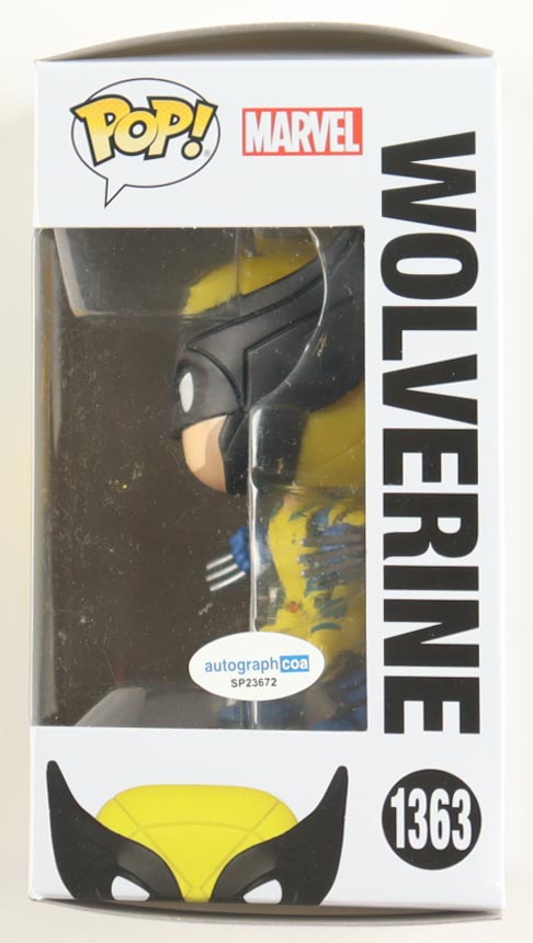 Hugh Jackman Signed "Deadpool & Wolverine" #1363 Wolverine Bobble-Head Funko Pop! Vinyl Figure (ACOA) at PristineAuction.com Hugh Jackman Signed "Deadpool & Wolverine" #1363 Wolverine Bobble-Head Funko Pop! Vinyl Figure (ACOA) at PristineAuction.com
